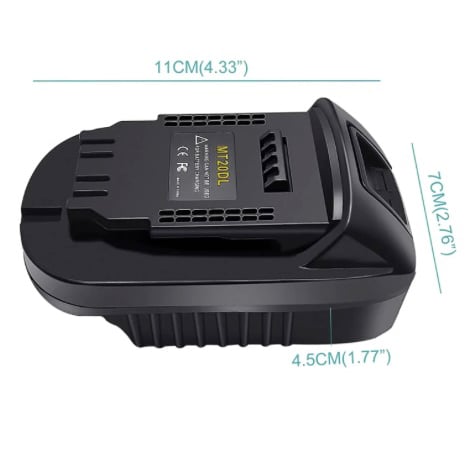 Makita 18V till Dewalt 18V batteriadapter MT20DL