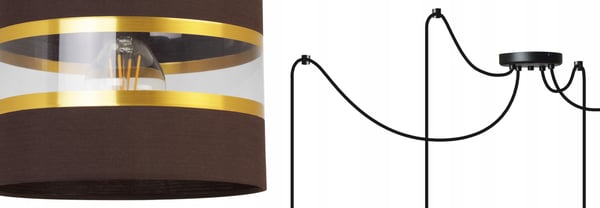 Loftshængende lampe lysekrone lampeskærm moderne