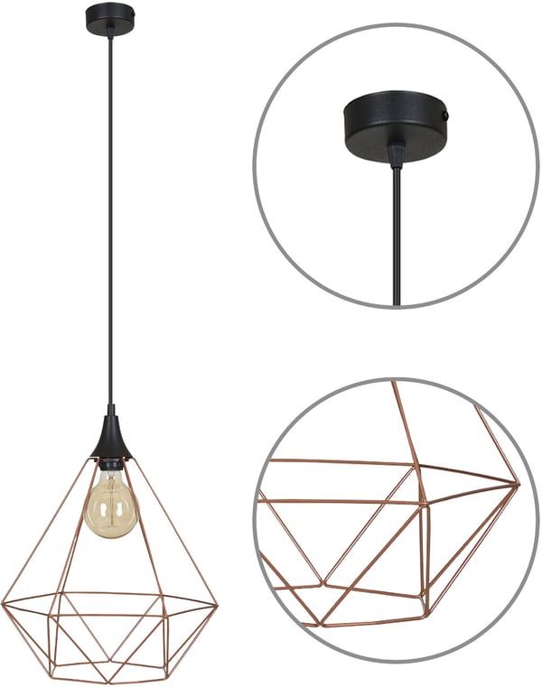 GALAXY LOFT Retro EDISON Pendellampe Kobber LED