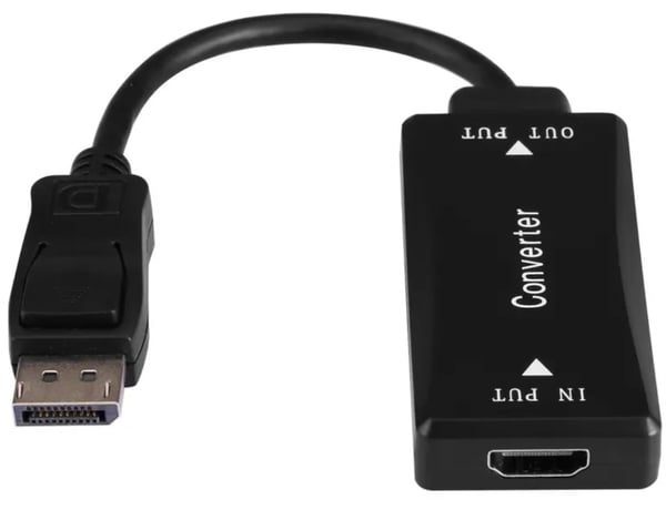 HDMI 4K naaras-DisplayPort kohinas-adapteri