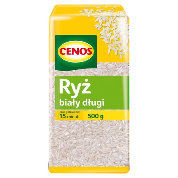 Cenos Pitkä Valkoinen Riisi 500 g