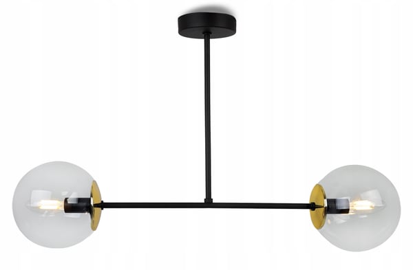 MODERNE HÆNGELAMPE MED GLASKUGLER LED-LYKRONE