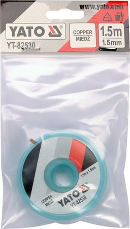 Kuparipunosnauhan irrotusteippi 1,5 mm * 1,5 m - YT-82530