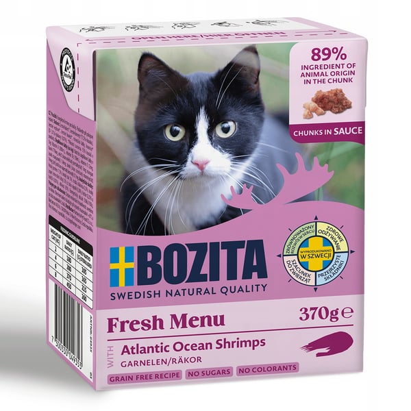 Bozita köttbitar med räkor i sås 6x370g