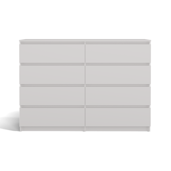 Malwa kommode M8/140 hvid