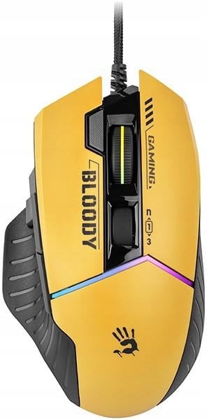 A4Tech Bloody W95Max USB Sport Lime Trådbunden Mus