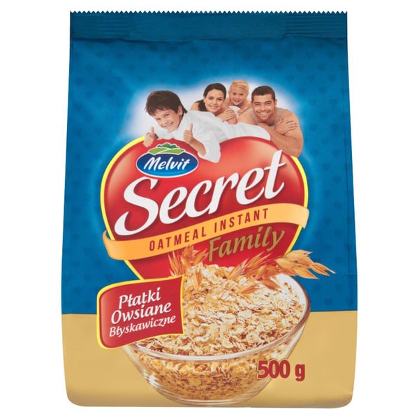Melvit Secret Family pikakaurahiutaleet 500 g