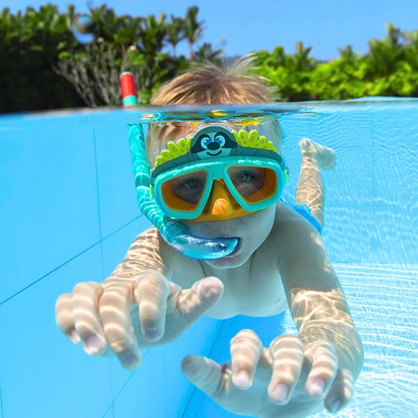 Snorkelsæt: Maske, Snorkel, Svømmebriller, Dovendyr