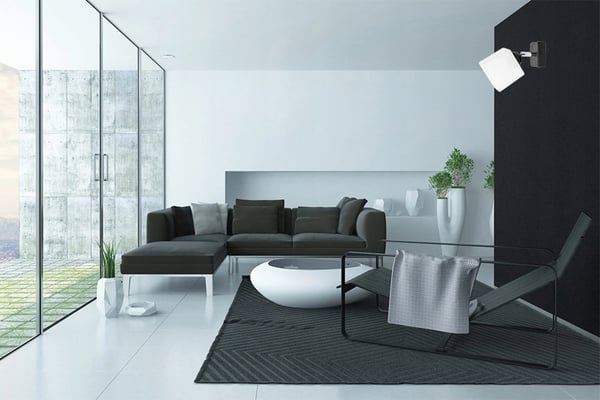 Lofthængelampe, plafond, væglampe, 1x60W, LED