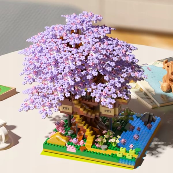 Byggklossar Sakura Körsbärsblommor Klossset 2229 delar.