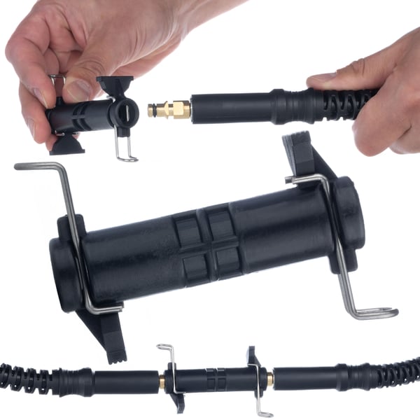 Adapter Click-Click-koppling för högtrrycksstvättar K-serien K2 K3 K4 K5 K6 K7