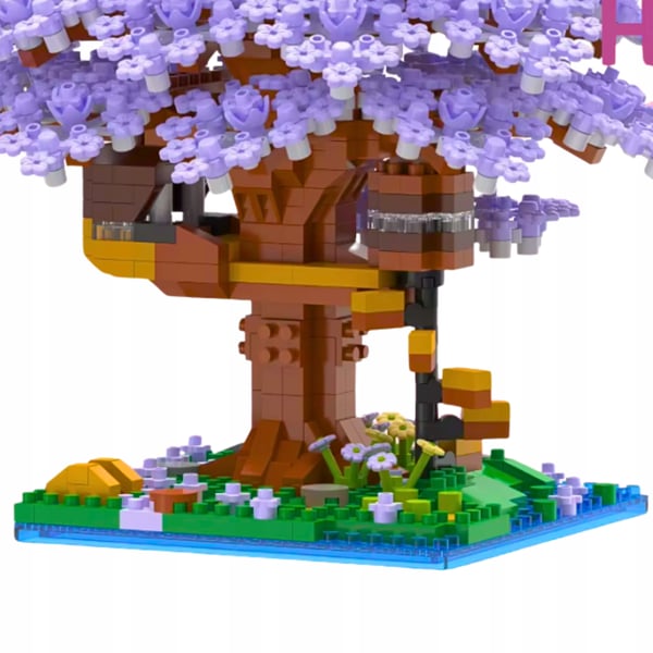 Byggeklodser Sakura Cherry Blossom klodssæt 1097 dele.