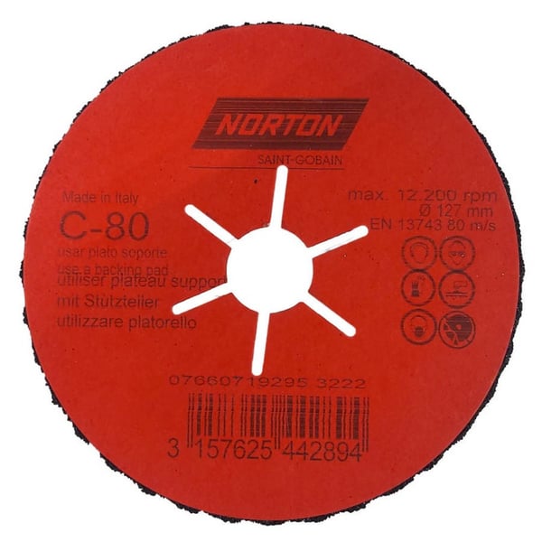 PUOLITTAIPUISA LEVY NORTON CP FLEX 127MM P.80 - P8 CP127 80