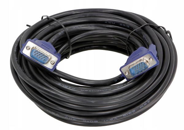 D-SUB VGA-VGA-kabel til skærm 15M FULLHD-kabel