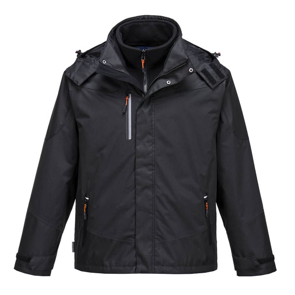 ISOLERAD JACKA 3-I-1 S553 SVART XL - KUR S553 XL