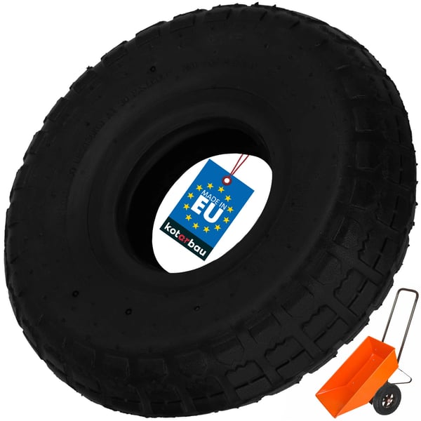 Kotarbau® Varastoautojen renkaan kulutuspinta 3.50-4 4pr