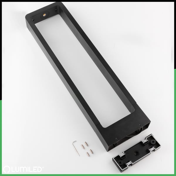 Trädgårdslampa stolpe utomhus stående LED 10W ERICA 60cm LUMILED