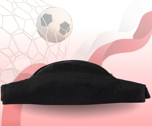 Sportväska med patriotiskt emblem