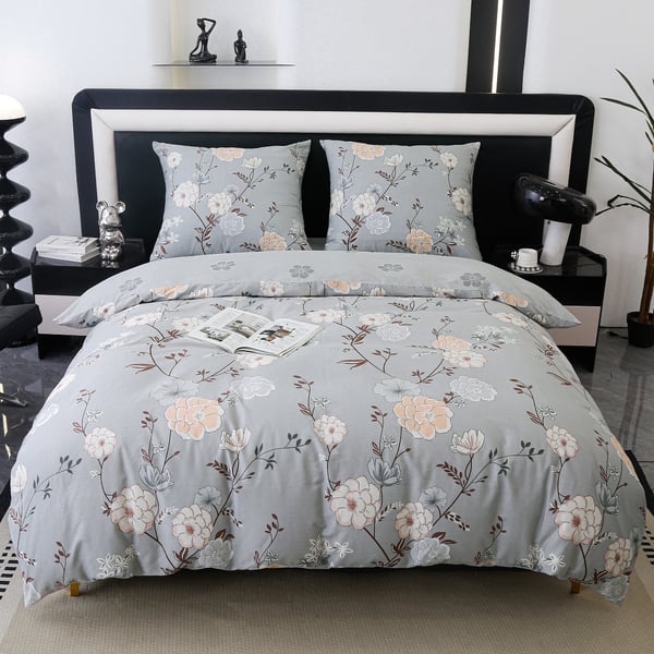 Premium bomullssängkläder 220x200 blommor