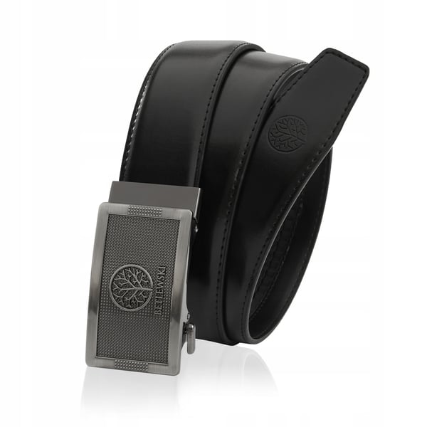 C40-BD Black 125 Elite herrbälte i läder