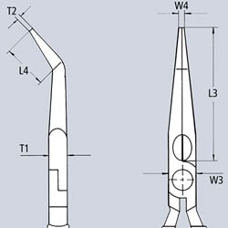 Plattmonteringstång med kryssprofil 280 mm - KN 28 81 280