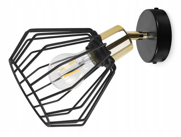 LOFTSVÆGLAMPE METALTRÅDLAMPE LED
