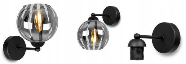 ELEGANT KNKIET LAMPE ELEGANT GLASLAMPE