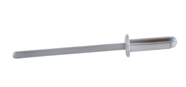 Åbne aluminiumnitter 4x12mm RAL 9006
