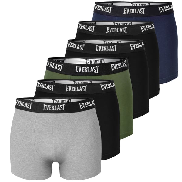 Everlast miesten puuvillaiset bokserit BM404 6-pakkaus koko XXL