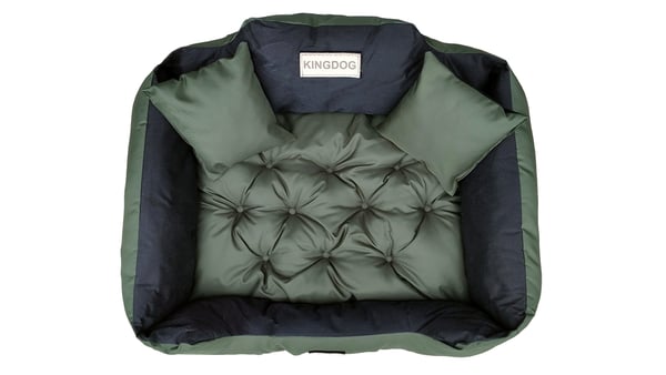 Koirankoppi KINGDOG 130x105 cm personalisoitu vedenpitävä vihreä