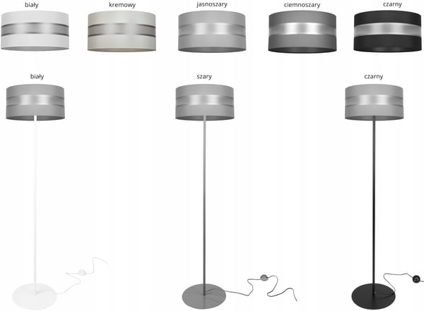 MODERNE GULVLAMPE MED LAMPESKÆRM 40CM LED