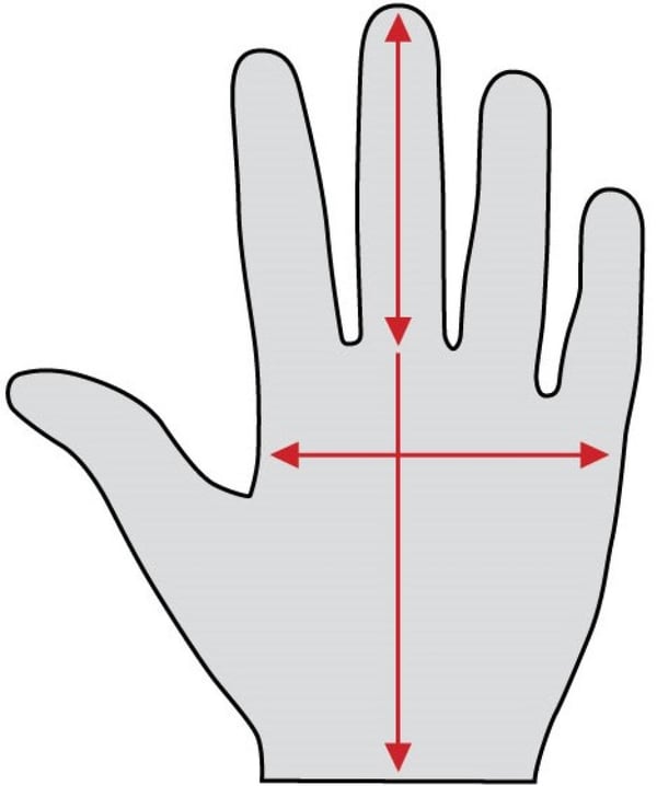 Herrhandskar R-RMM-01-ONE storlek svart
