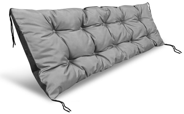 Puutarhatyyny 120x40 cm palettipenkille vedenpitävä harmaa