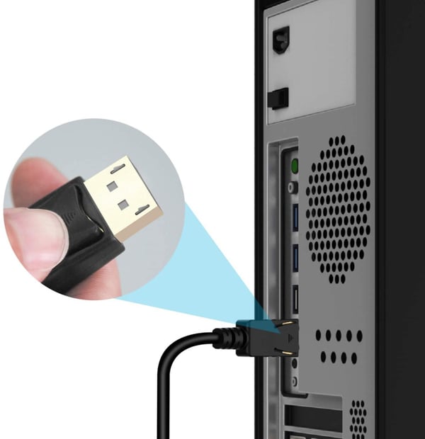 Displayport til HDMI 4K kabel 1,8m