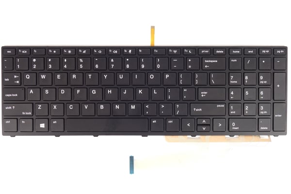 Tastatur til bærbar HP ProBook 450 G5 455 G5 470 G5 LED-baggrundslys