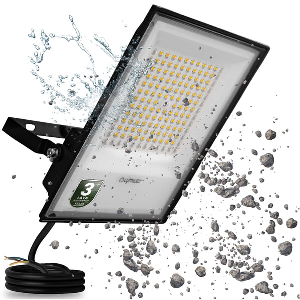 LED-arbetslampa utomhus BRIGHT 100W 11000lm 4000K vattentät IP65 LUMILED