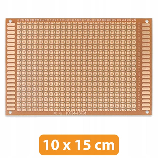 Yksipuolinen universaalinen prototyyppilevy 100 x 150 mm