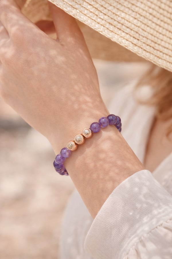 BBKO-01-FIOL-R1 Damearmbånd Harmony violet