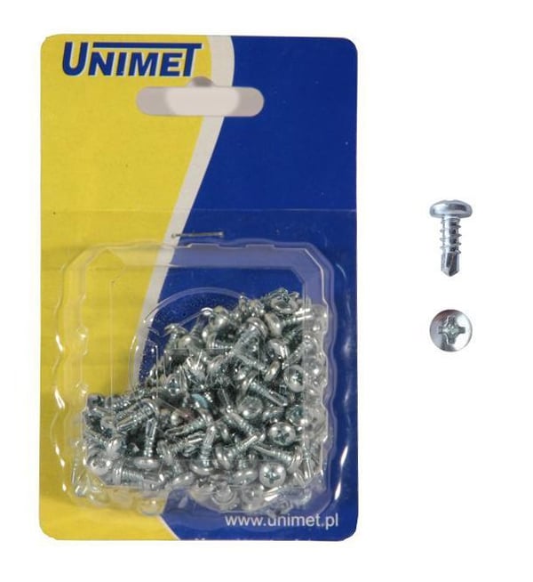 SELVBORENDE GALVANISERET SKRUE 3,5*9,5 MM BLISTER - 200 STK - 504 3,5*95ZN
