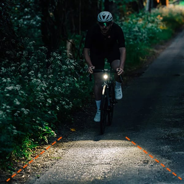 Magicshine EVO 1300 USB Forlygte til Cykel + Fjernbetjening og Garmin Holder