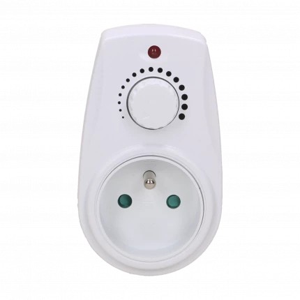 DIMMER MED 2P+Z STIKKONTAKT MAX 280W - ON-AE-13114