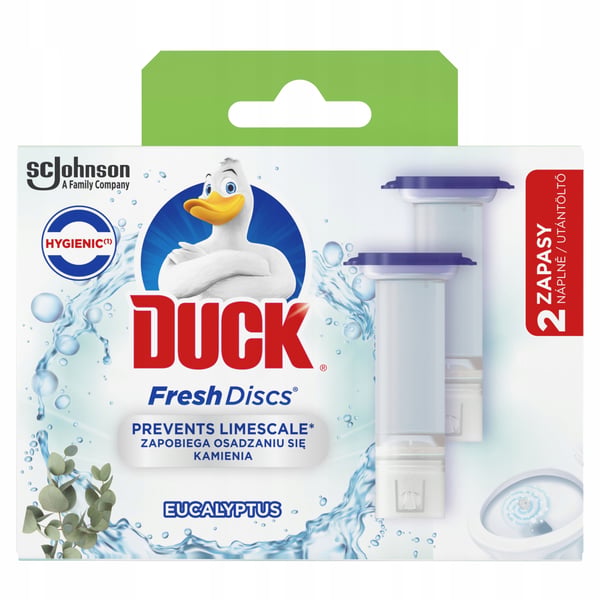 Duck Fresh Discs Eucaliptus toalettgeldisk 72ml 2x36ml