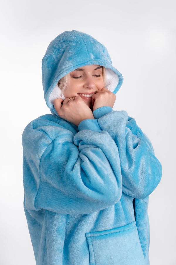 Tæppe sweatshirt tv lang dame herre tæppe sweatshirt sengetæppe gave til en pige