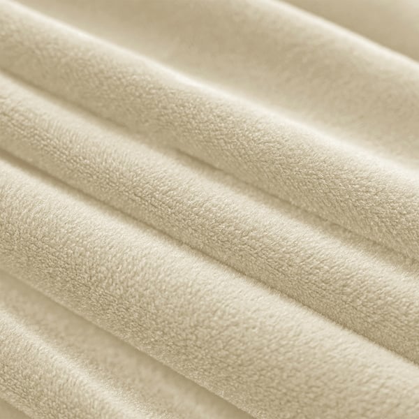 Päällinen työtuoliin, pyörivä tuoli, ISO, sametti, kermanvärinen
