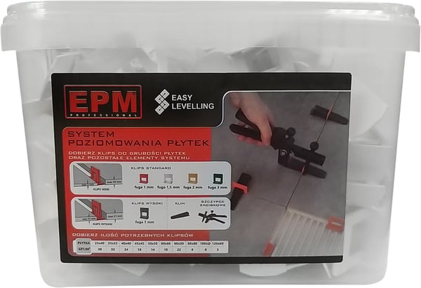 NEM NIVELLERING AF FLISEINSTALLATIONSKLIPP 200 STK. 1,5 MM - E-315-8815