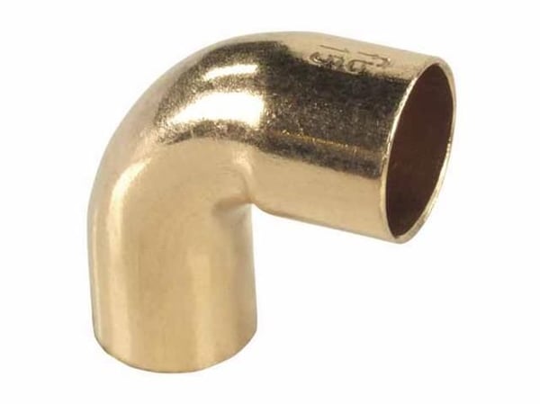 Besco koppernippelbøjning 28 mm