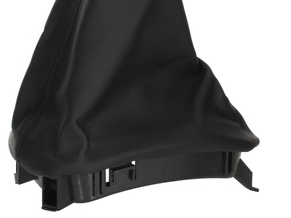 Seat Leon I 99-06 gearknop sort med støvebælg og ramme til 6 gear
