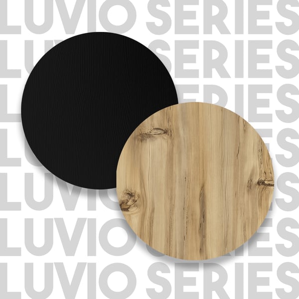 Stabilt LUVIO sengebord, egefarve