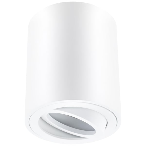 Overflademonteret HALOGEN Spot Tube Flytbar GU10 Rund Hvid 84mm AMAT-M LUMILED