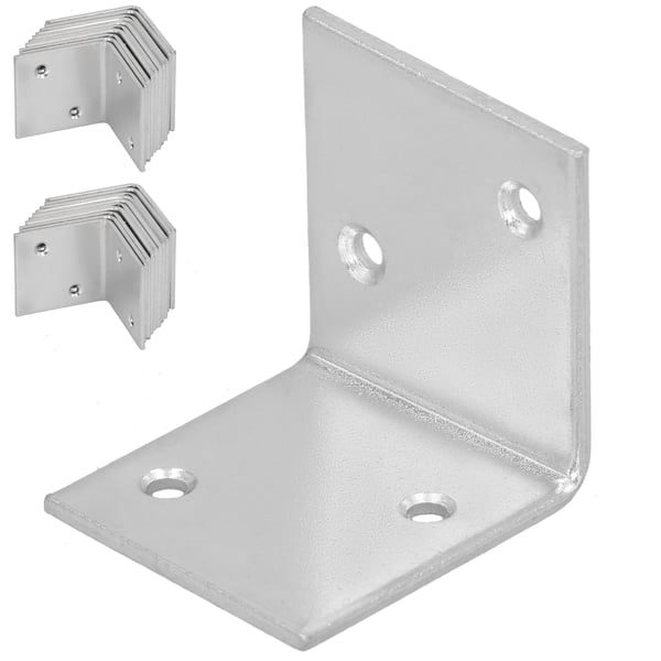 Kotarbau® Kirvesmiehen kulmaliitin ruostumatonta terästä sinkittyä 35 x 35 x 35 mm 25 kpl:n sarja